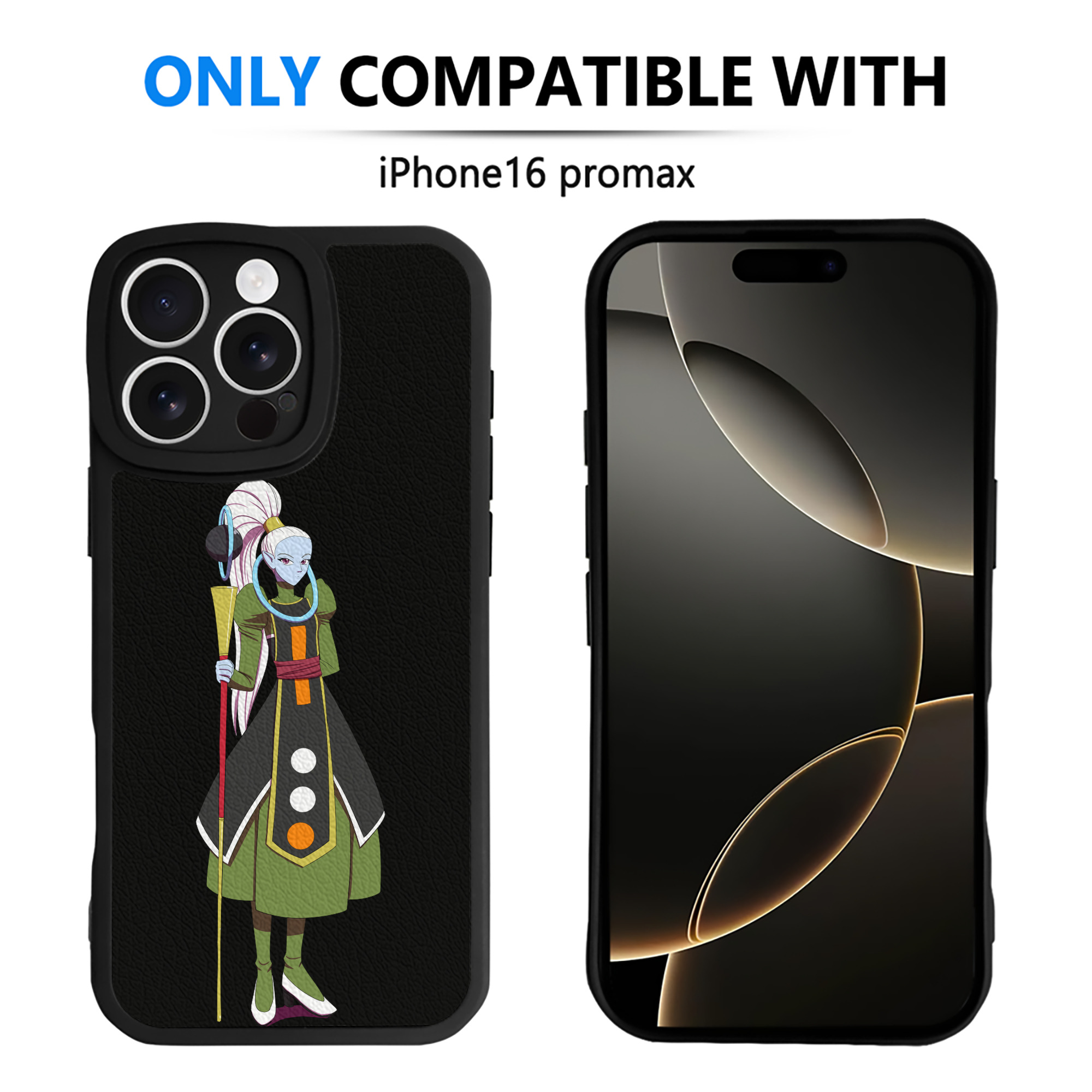 （画像用） ドラゴンボール DRAGON BALL 【iPhone 16シリーズ対応】シリコンスマホケース（レザー調） 材質：シリコン